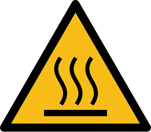 Warning Hot Icon