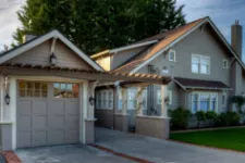 Metal garage door